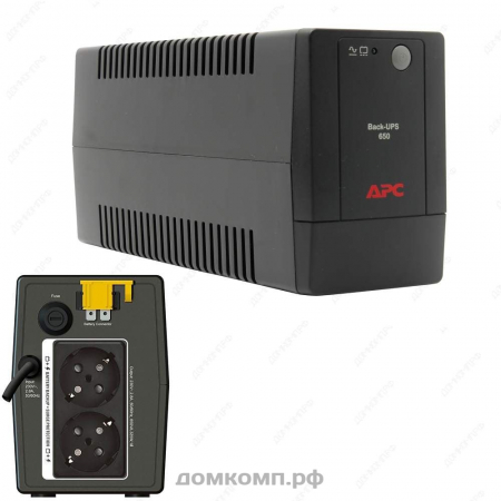 ИБП APC Back-UPS BX650LI-GR недорого. домкомп.рф